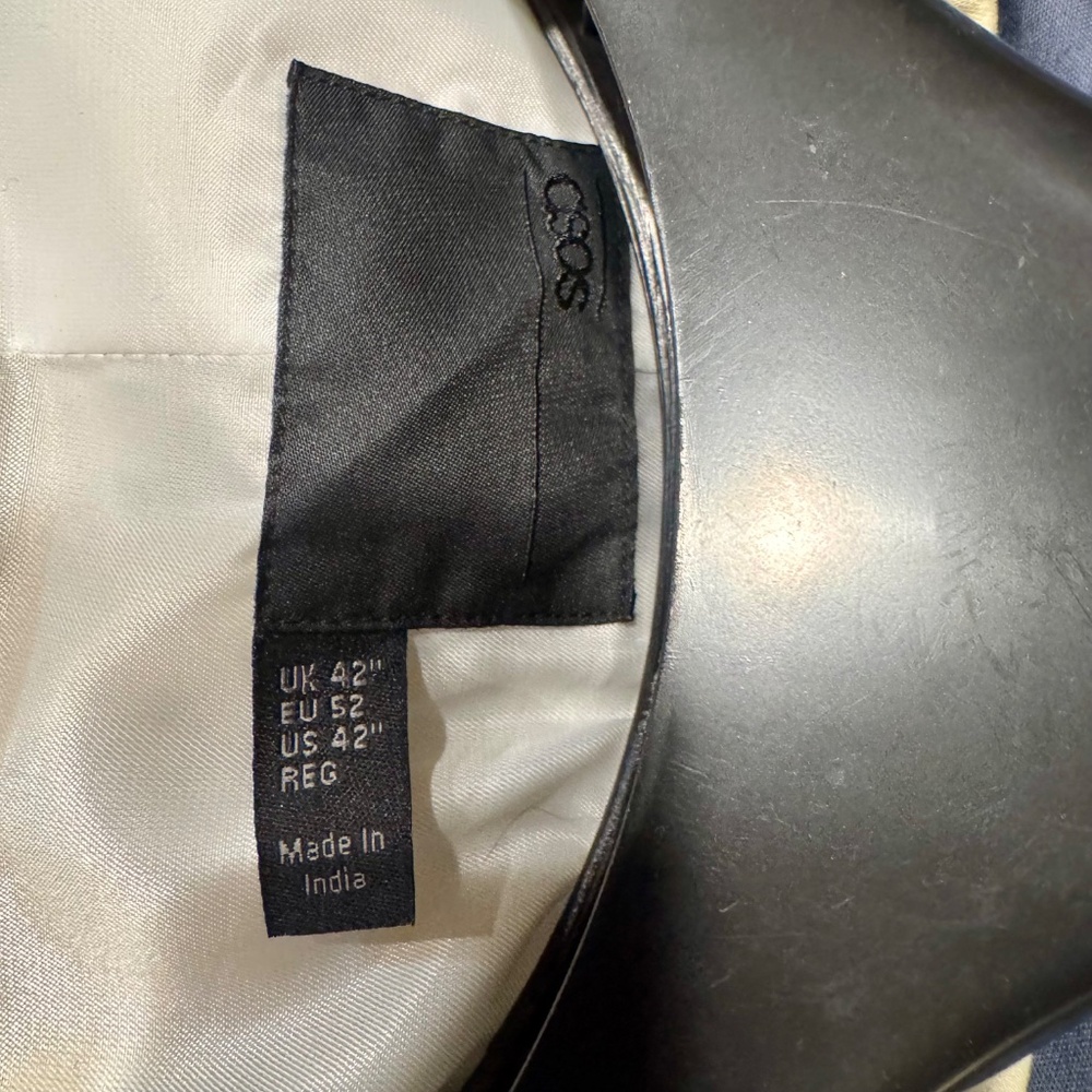 NWT ASOS men’s blazer in cream/champagne - Picture 7 of 8